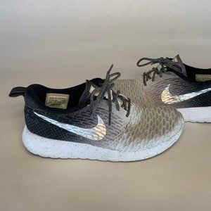 Custom Nike Roshe Run Black Gradient